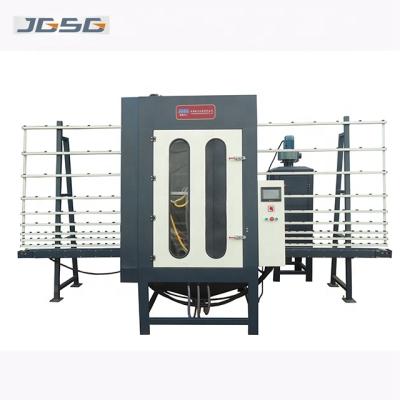 China Hotels China Guangdong Supplier PLC Automatic Vertical Environmental Protection Bathroom Glass Opaque Dark Glass Sandblasting Machine for sale