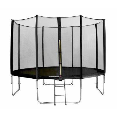 China With protective net round 12ft trampoline with enclosure net and ladder for sale