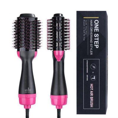 China Hot Selling Newest Design Quick Dry Hair Curler+Hair Straightener+Massage Brush+ Hair Dryer Brush for Travel 2 in 1 Infared Straightening Hot Wind Hair Dryer Brush for sale