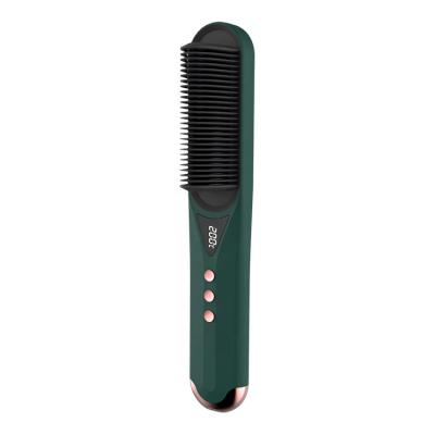 China Hot Selling Straight and Curly Hair Fashion Multifunctional Silicone Heat Straight Hair Comb for Straightening Hair for sale