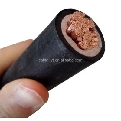 China Industrial Welding Cables 200mm2 240amp Secondary Welding Cable 35mm Copper Welding Ground Cable for sale