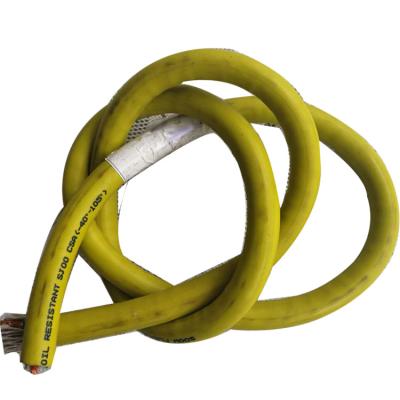 China A.W.G. Flexible Soow Pulling Cable 3x12 3x10 4x10 4x8 Rubber Cable 600v for sale