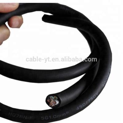 China VDE KS SAA Industrial Standard Flexible Rubber Cable H07RN-F Power Cable for sale