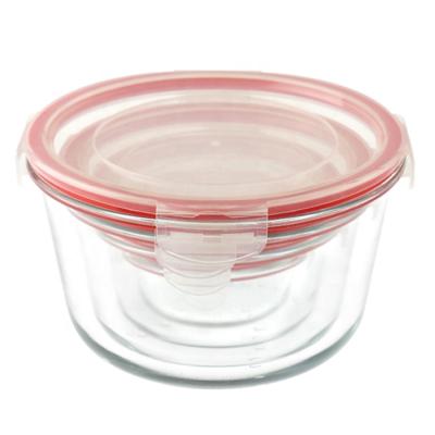 China MIJOTEX KGG Viable Microwave Leak Proof BPA Free Lock Lid Food Safe Glass Storage Around Food Container Sets for sale