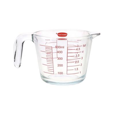 China Stocked KGG Mijotex Kitchen Accessories Measuring Jug Borosilicate Dishwasher Safe Digital Measuring Jug Soda Cake Tools Baking for sale