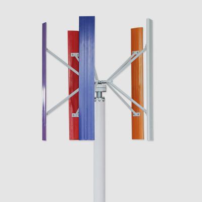 China Aluminum alloy Maglev fan vertical axis H type wind turbine 400W-800W wind complementary street lamp monitoring for sale