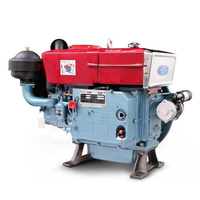 China Water cooled top single cylider ZS1105 diesel engine water cooled electric start for sale