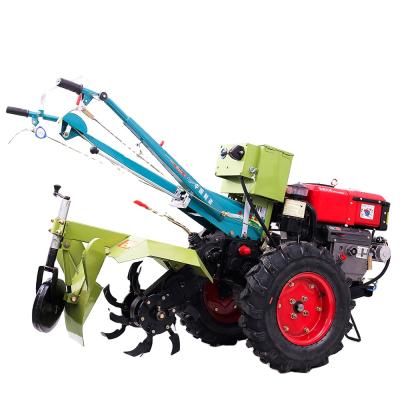 China Mini Farmland Plow Hand Pitch Till Corn Walk Behind Parts Min 13 Hp 22hp Two Wheel Walking Tractor for sale