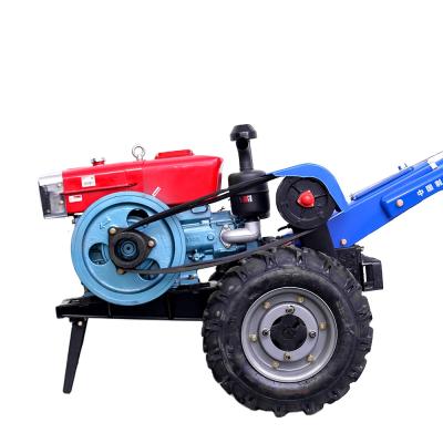 China Hotels PTO 2 wheel walking 8hp ​​18hp gn61 gn151 diesel walk behind tractor farm walking tractor for sale