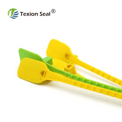 China TX-PS208 Postal service plastic seals for electricity with security label plastic seal seal security plastic tag for sale