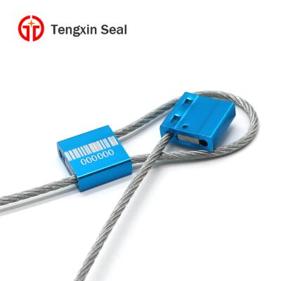 China TX-CS103 Cable Security Seal Printer with Plastic Container Seal Cable Lock Cable Seal Tag Length: 26.2mm*27.3mm*9mm for sale