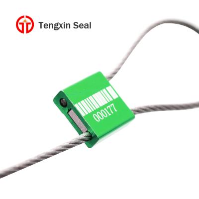 China TX-CS103 Lead Plastic Cable Ties Sealing Ties With Cable Seal Shipping Length Cable Seal ISO 17772: 26.2mm*27.3mm*9mm for sale