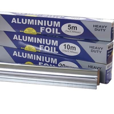 China High Thickness 20Microns BBQ Paper 30cm*5m Disposable Aluminum Foil Roll Food Packaging Factory Sale Household Disposable Aluminum Foil Barbecue for sale