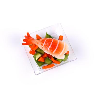 China Eco - Friendly Multi Use Square Disposable Daily Living Disposable Dishes With Smooth Lines for sale