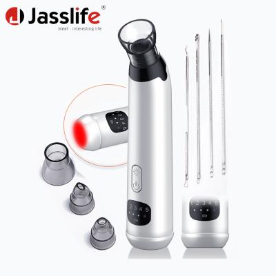 China Acne Treatment Blackhead Remover Pore Remover Care Blackhead Remover For Nose Blackhead Cordless Vacuum With Heating for sale