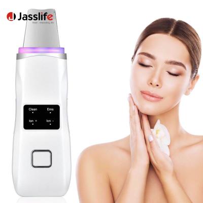 China EMS Mini Skin Scrubber Face Scrubber Electric Facial Scrubber DEEP CLEANING Spatula Peeling Beauty Remover Device for sale