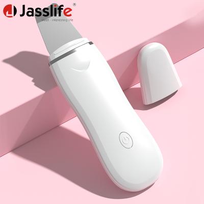 China Facial Ultrasonic Natural Ion Facial Spatula 3 Skin Care Face Scrubber Deep Cleansing Deep Cleansing Template for sale