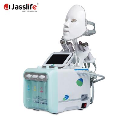 China Jasslife Multifunctional 7 Exfoliators in 1 Small Hydrodermabrasion Hydrodermabrasion Microdermabrasion Facial Hydra Hydrogen Beauty Skin Bubble Machine for sale