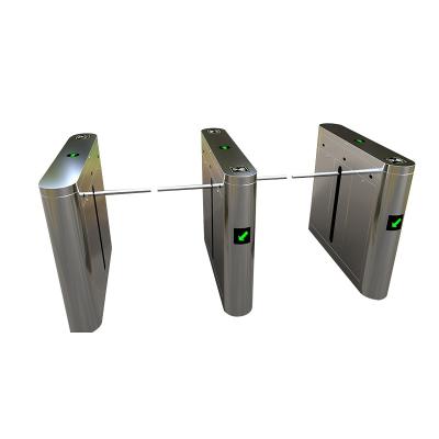 China SUS304 roestvrij staalrfid Lezer Drop Arm Turnstile Te koop