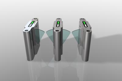 China Anti descoberta Wing Flap Barrier Turnstile acrílico à venda