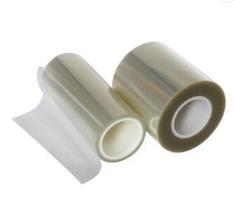 China FCC Transparent PET Self Adhesive Protective Film 0.075mm For Screen for sale