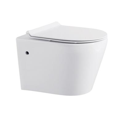 China Modern Special Hot Sale White Glazed Ceramic Wall Hung Toilet Bathroom Toilet for sale