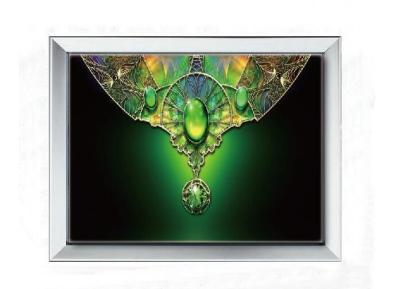 China Light Up Movie Poster Frames , Led Backlit Picture Frame With Sleek Aluminum Finished for sale