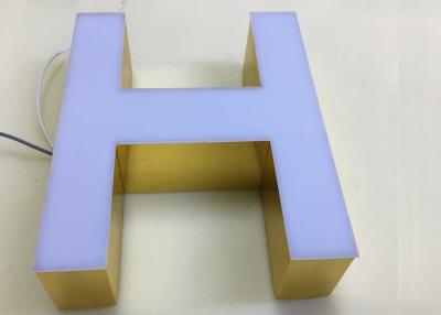 China Front Aluminum Side Acryic Led Channel Letters Frameless For Outdoor Business Signs  for sale