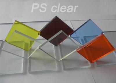 China Indoor Clear Polystryrene Plastic Sign Board Heat / PS Material 4*8FT Transparent Clear Acrylic Sheet for sale