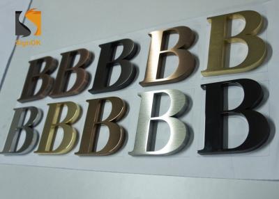 China 3D arquitectónico - las letras del acero inoxidable del grado para la tienda de la pared firman en venta