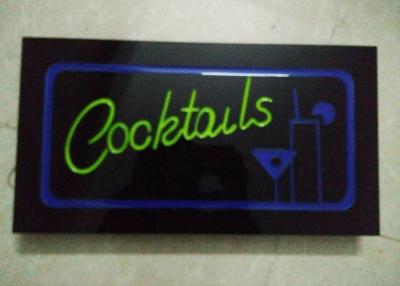 China Cocktails belichteten Innenzeichen-Buchstaben mit vier das Anzeigemodus-Fenster Signage zu verkaufen