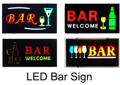 China Letras interiores montadas en la pared modificadas para requisitos particulares de la muestra, muestras brillantes de la barra del LED en venta