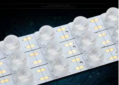 China Barra ligera del LED de la lente 45 * 15/arriba tira del lumen LED para la caja de luz de la tela de la tensión en venta