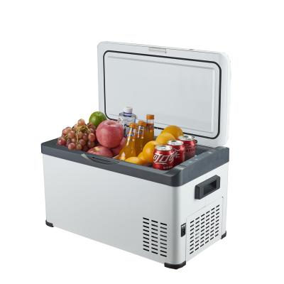 China Camping Cooler Box Mini Deep Freezer For Car Compressor Car Refrigerators Truck Refrigerator Low Noise Portable Fridge Used for sale