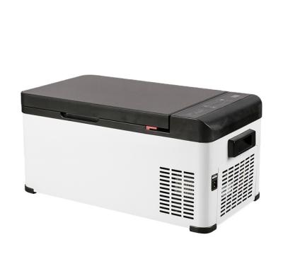 China Low Noise Portable DC 12/24V Compressor Car Freezer Car Refrigerators Mini Fridge Outdoor Camping Refrigerator for sale