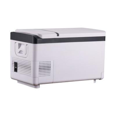 China DC 12/24V Mini Fridge Outdoor Camping Refrigerator Low Noise Portable Compressor Car Freezer Wholesale Car Refrigerators for sale