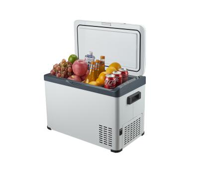 China 220v 12v Car Mini Fridge Portable Outdoor Refrigerator Hottest Promotional Low Noise Refrigerator Freezer for sale