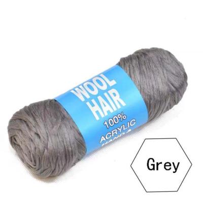 China Anti-pilling Markwin Hair Extension 100%acrylic 70g Brazil Premium Synthetic Wool Hair Yarn Wholesale Free Sample for sale