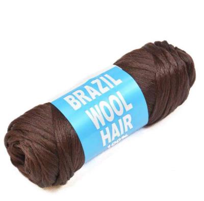 China Anti-pilling Markwin 70g 80g Synthetic Hair For Wig Brazil Wool Hair For Braid Making Acrylic Wool Hair Yarn for sale