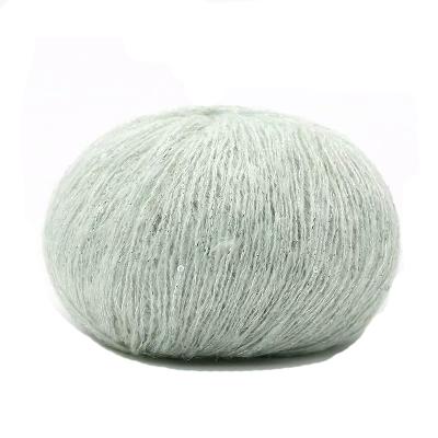 China Anti-static diamond mohair yarn is a kind of mohair yarn for sweater knitting wool for baby multi color for sale