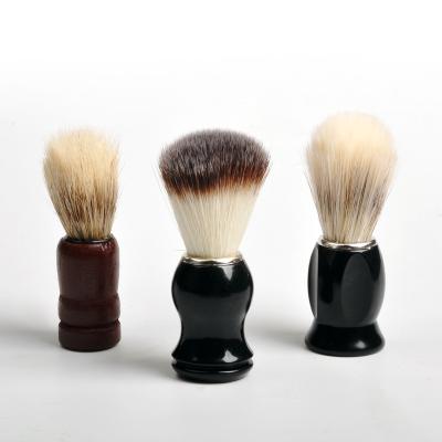 China Beauty Makeup Tools OEM Resin Handle Top Quality Badger Shaving Cream Brush for sale