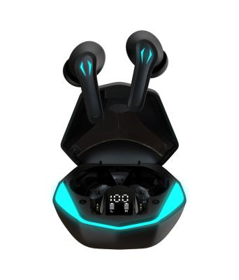 China 2021 new In-ear gaming earbuds TWS gaming headsets with MIC LED for sale