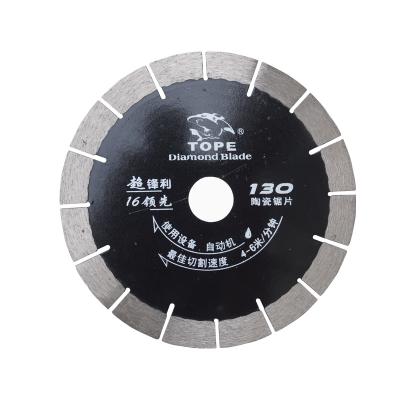 China Ceramic Tile Cutting Machine 130mm China Diamond Ceramic Tile Saw Blade Porcelain Tile Saw Blade Wet Cutting Diamond Ceramic Cutting Disc for sale