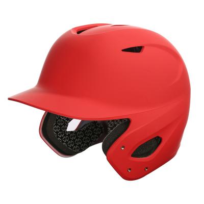 China Size ARH008 Prime Quality ABS Safe Material Matt Wadding Helmet Red Fastpitch Helmet Matt Wadding Helmet for sale