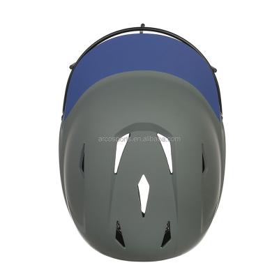 China High Anti-impact Resistance Matt Baseball Head Safe Baseball Helmet With Jaw Guard Safety Bump Standard Helmet for sale