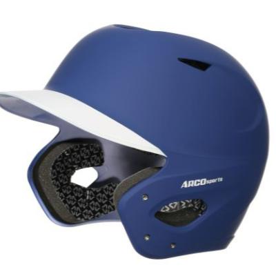 China ARH109 Size Quality ABS Material Two Tone Navy Bill With Gray Shell Matt Finish Batting Helmet Softball Helmet Baseball Helmet for sale