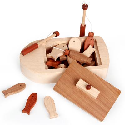 China Letter Fine Natural Knowledge Montessori Puzzle Color ABC Wooden Toy Box Wooden Magnetic Motor Skill Peach Toys for sale