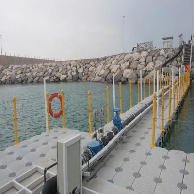 China Water intake environments such as customizable size stainless steel frame floating pontoon station type submersible pumping tanks for sale