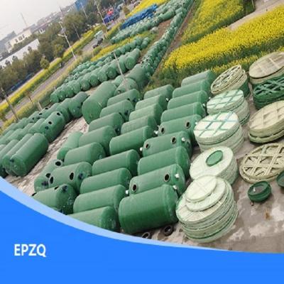 China Underground hotels integrated bio septic tank with FRP sewage treatment purifying large septic tank for sale