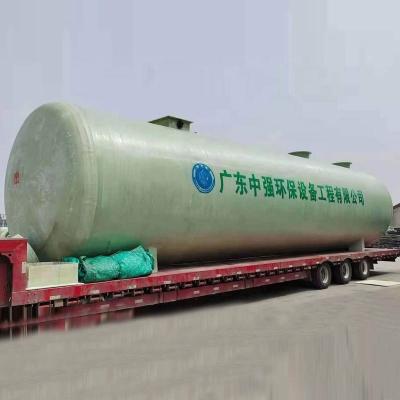 China Hotels FRP Small Domestic Fiberglass Underground Sewage Tank Sewage Treatment Equipment Complete Tank for sale